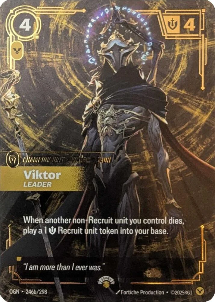 Viktor-Leader - OGN-246b - Promotional Cards - Riftbound card